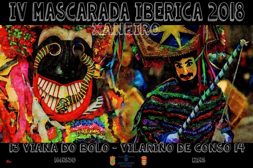 Cartaz III Mascarada Iberica Viana do Bolo e Vilariño de Conso 2018